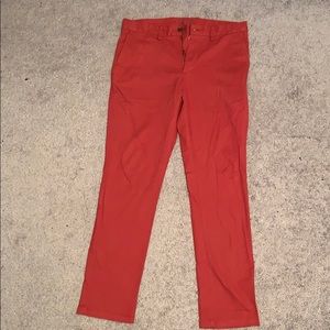 Red Old Navy Slim Fit Chino Pants